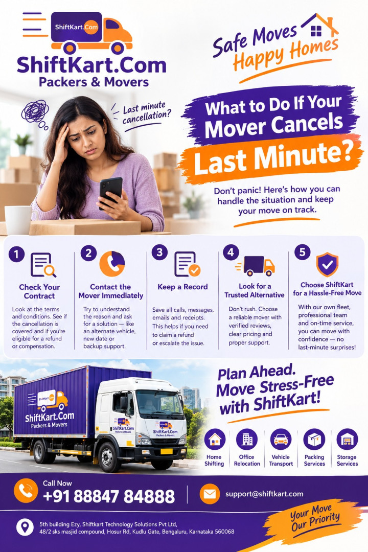 What to Do If Your Mover Cancels Last Minute?