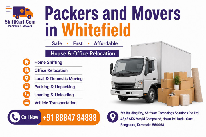 Packers and Movers in Whitefield | Reliable Moving Services