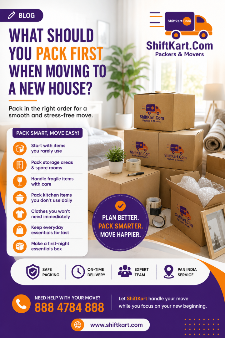 What Should You Pack First When Moving House? Complete Guide