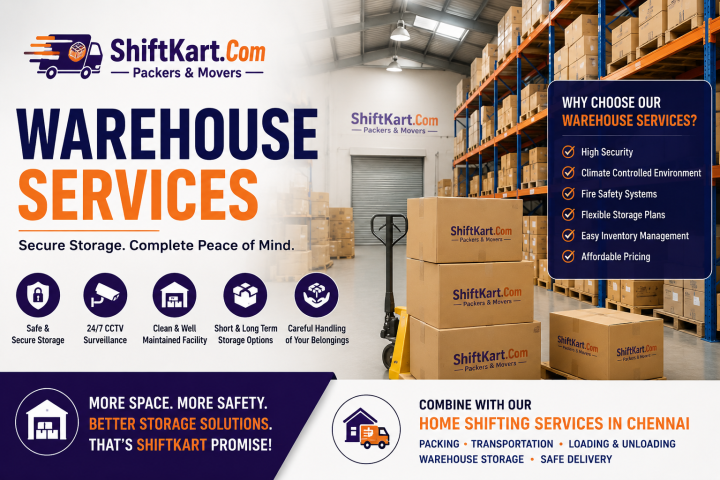 Warehouse Services: Home Shifting Services