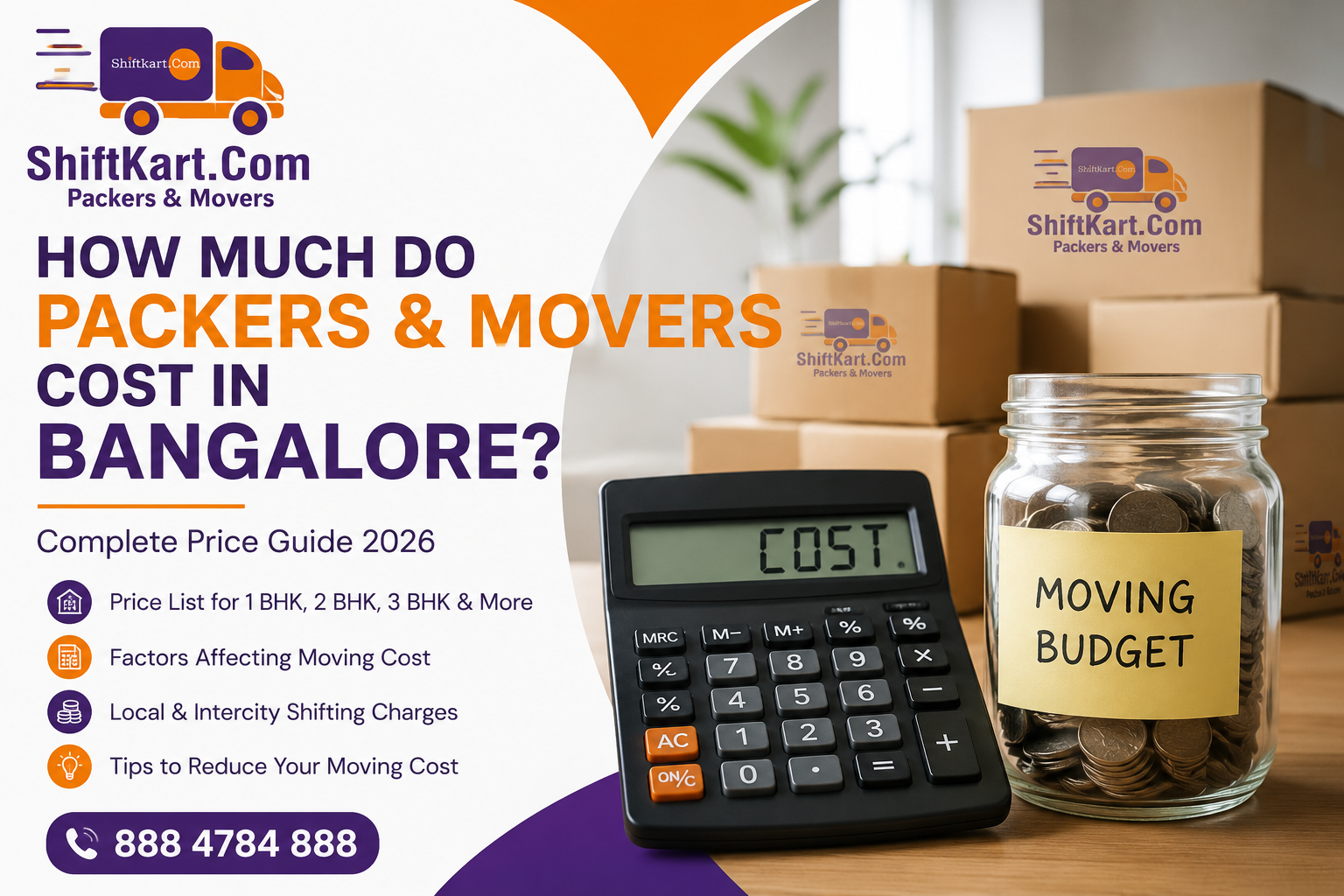 How Much Do Packers and Movers Cost in Bangalore? Complete Price Guide 2026
